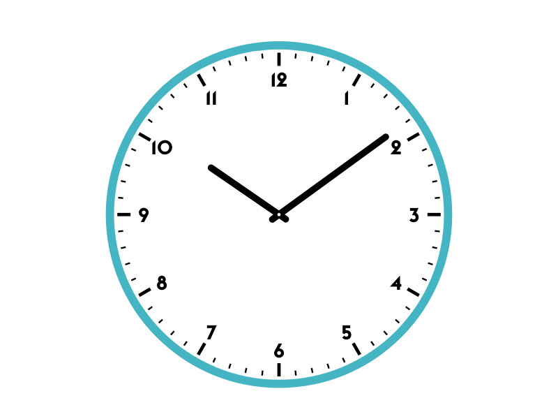 Analog clock maker 100 stunning chart types vizzlo