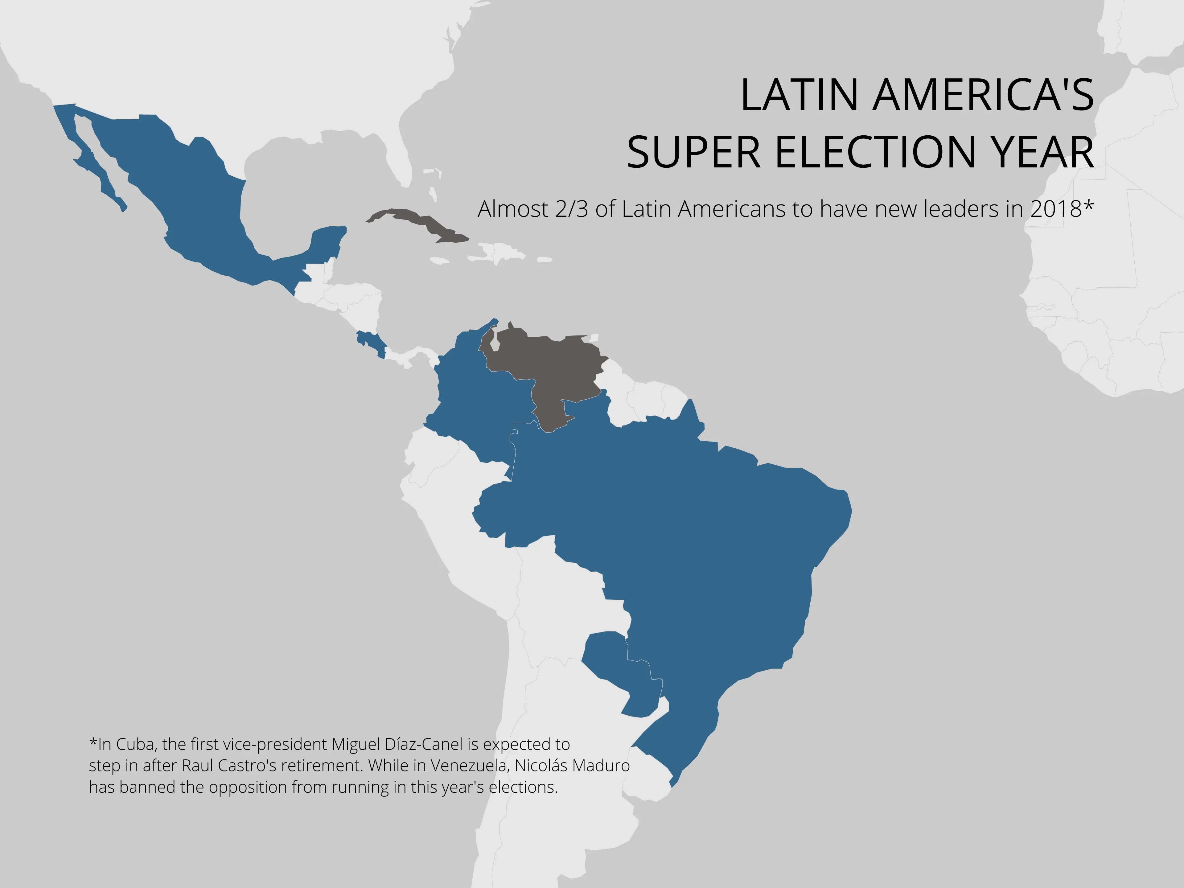 LATIN AMERICA'S  SUPER ELECTION YEAR