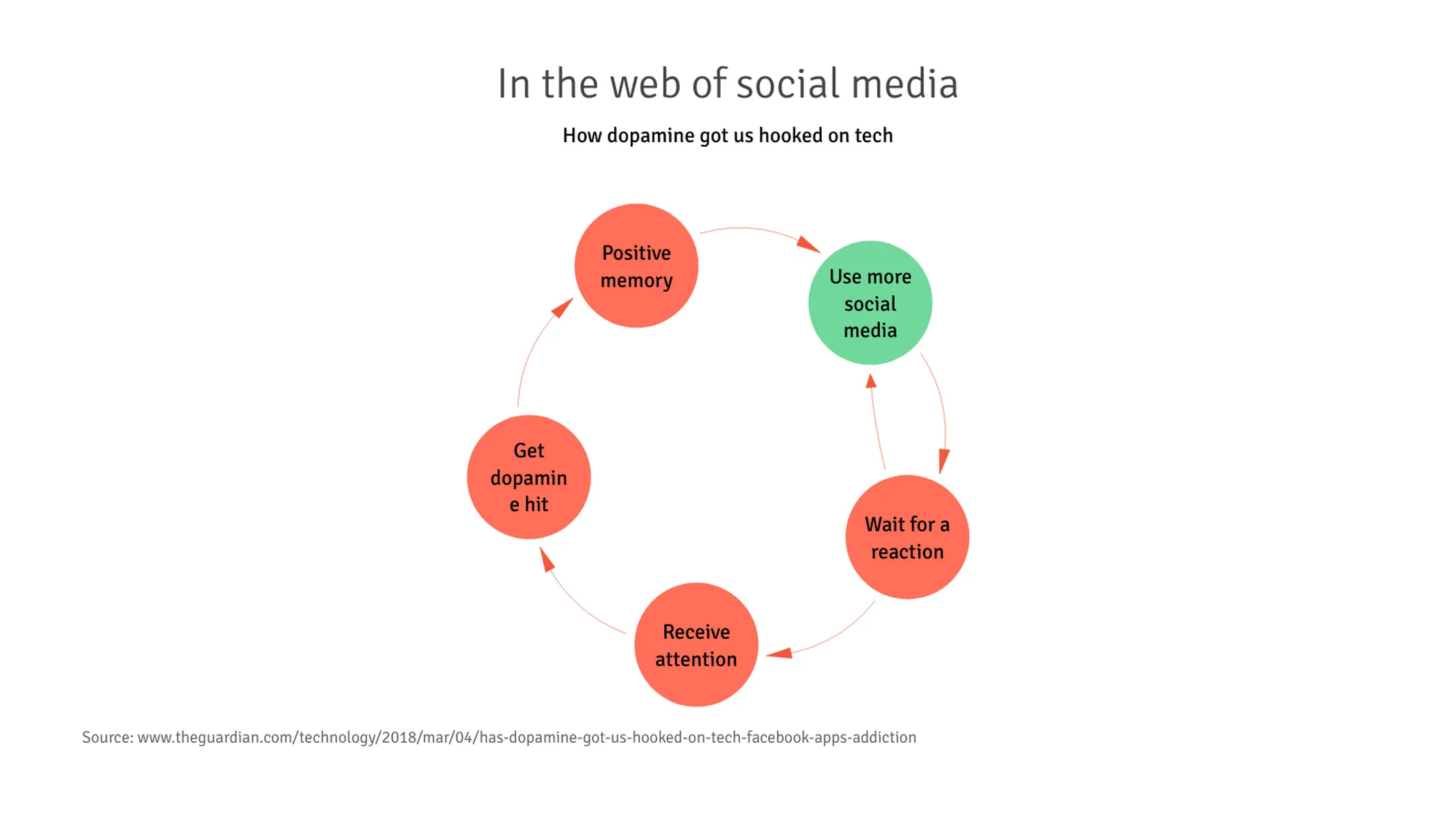 Feedback Loop example: In the web of social media