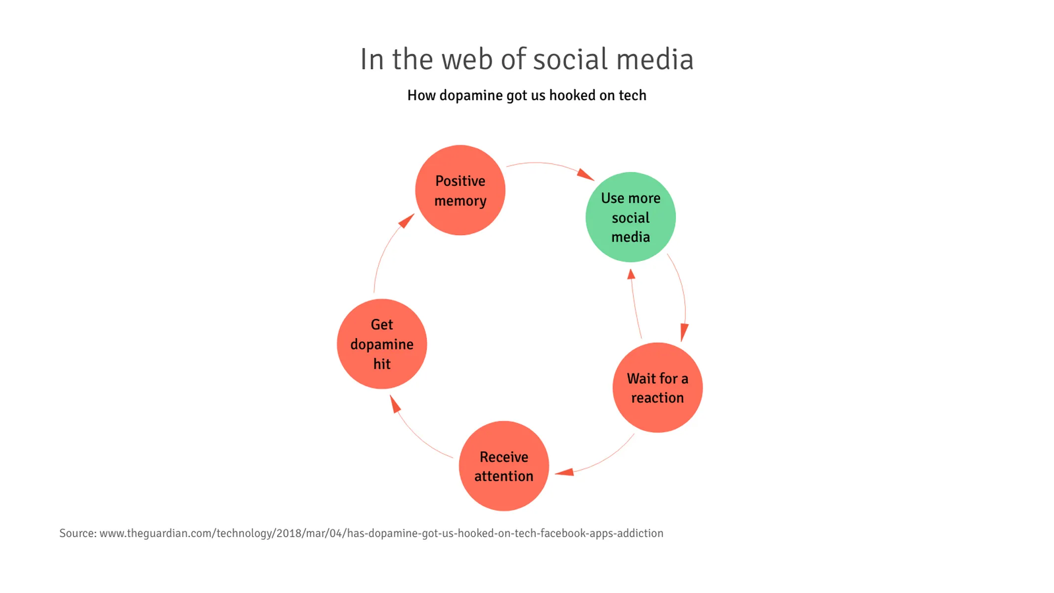 Feedback Loop example: In the web of social media