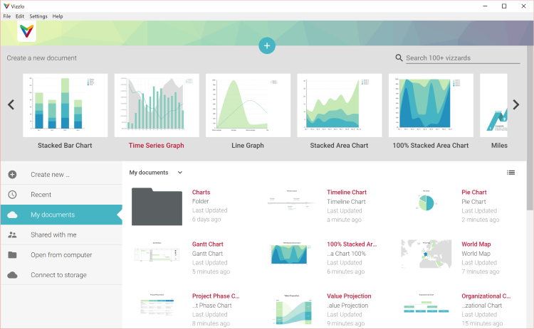 Vizzlo for Windows and Mac Screenshot