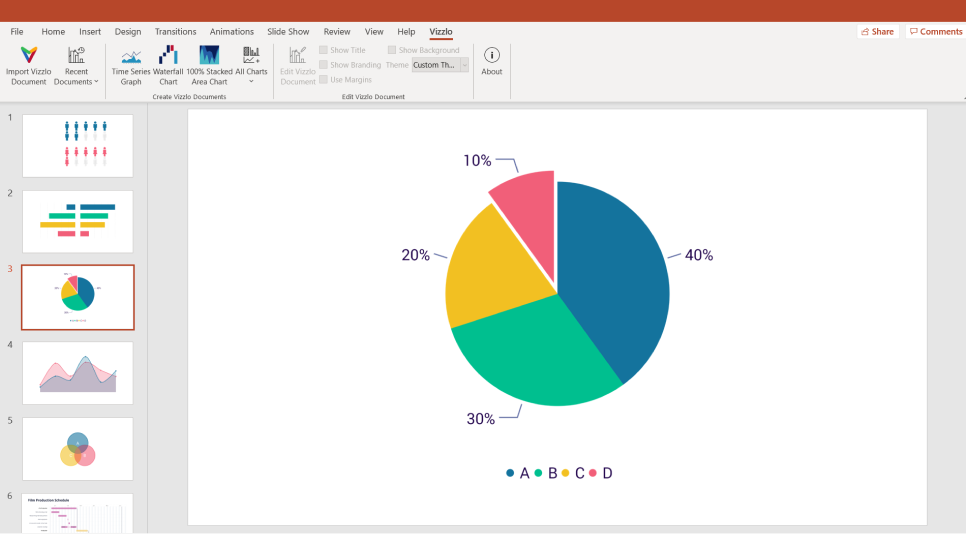 Learn how to create pie charts with PowerPoint