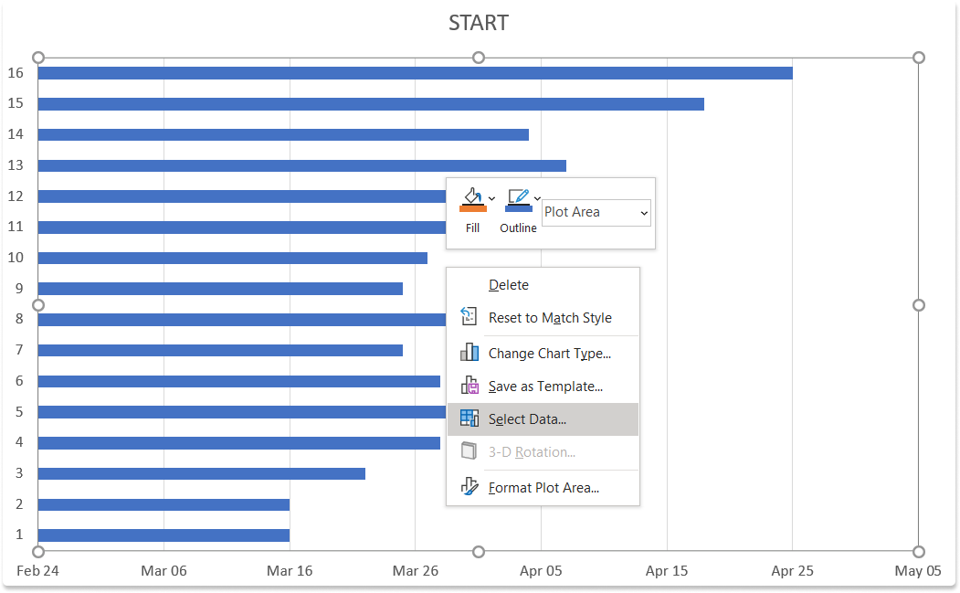 How to make a Gantt chart in Excel for Microsoft 365 — Vizzlo