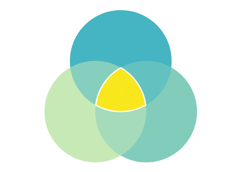 Quintuple Venn Diagram